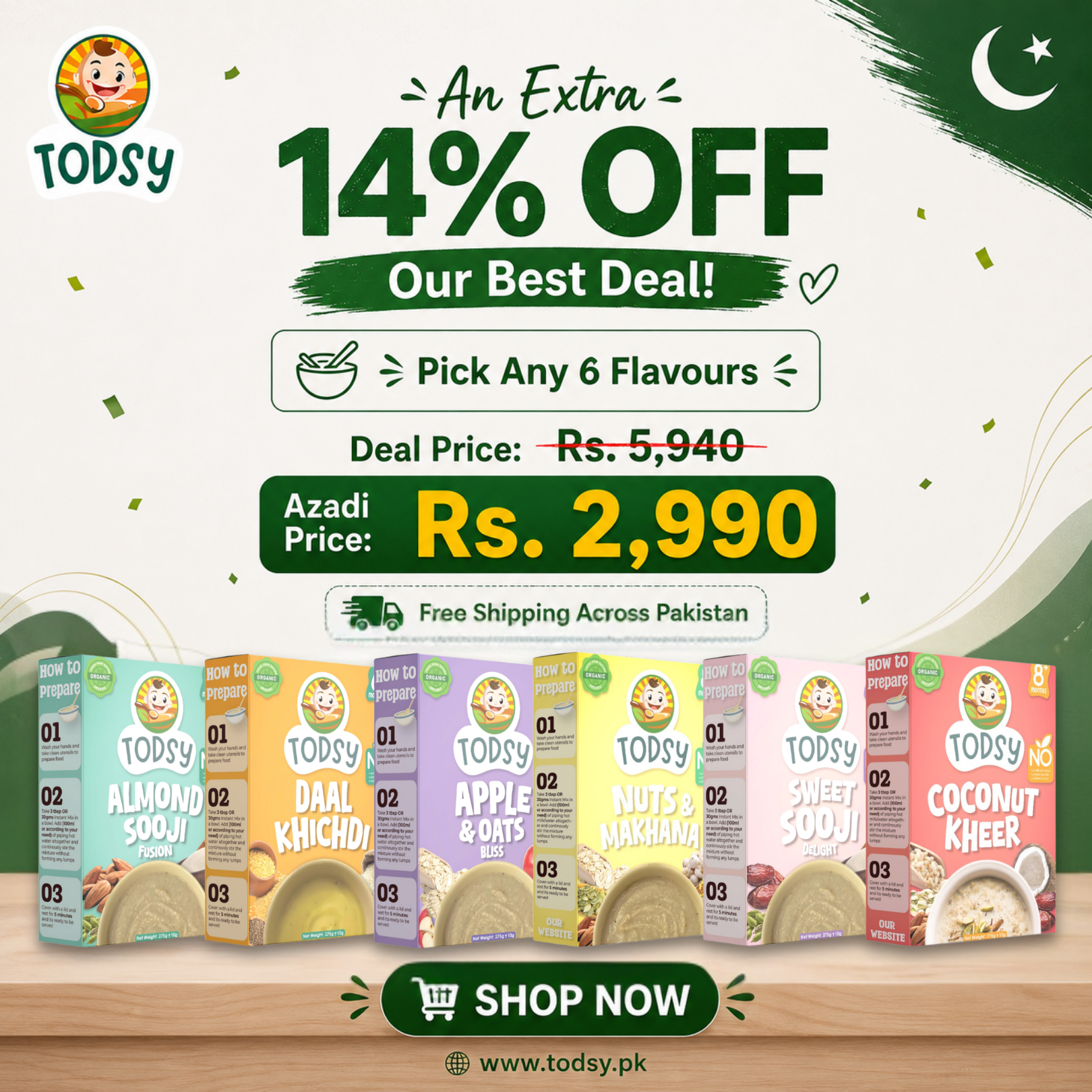 Azaadi Bundle - Pack of Any 6