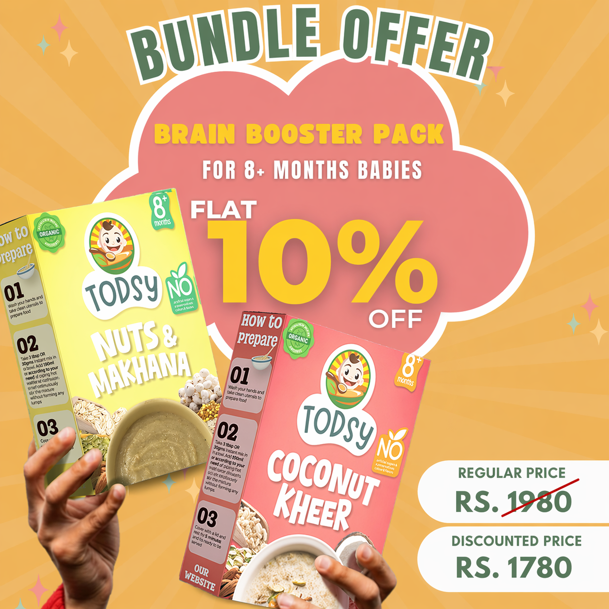 Brain Booster Pack (For 8+ Months Babies)