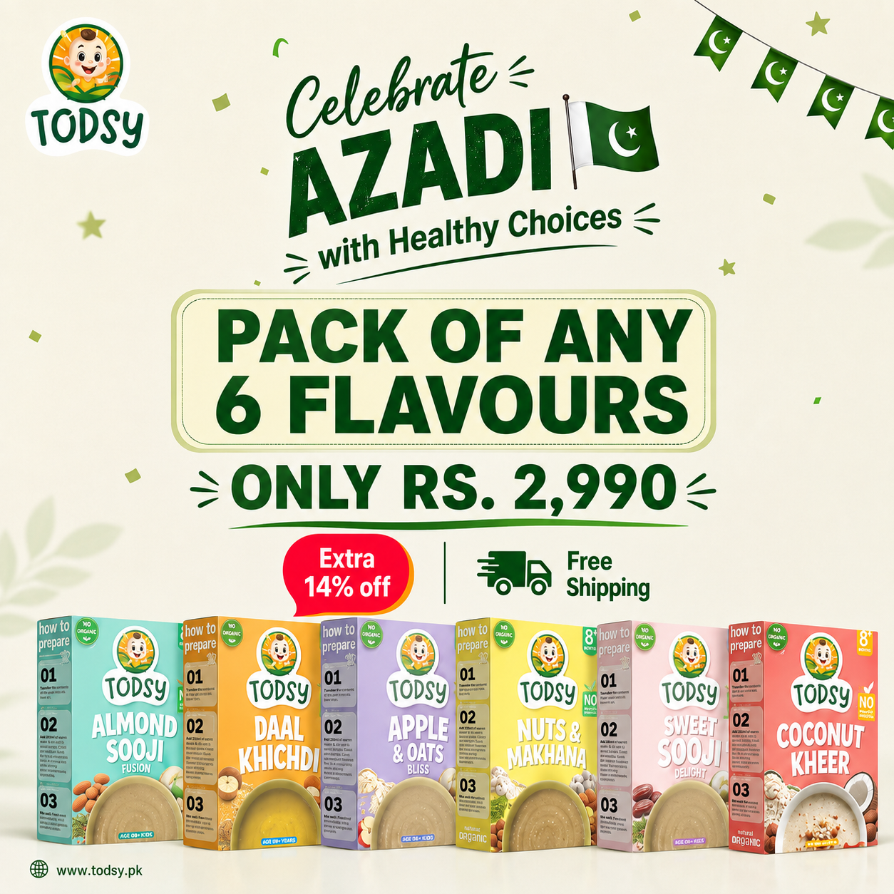 Azaadi Bundle - Pack of Any 6