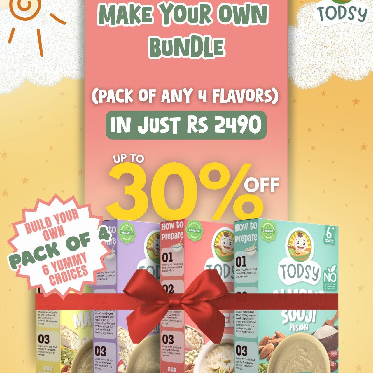 Pack of 4 - Any Flavors